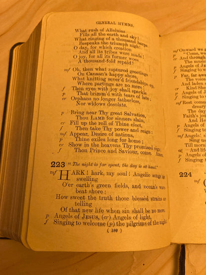 Cambridge Book of Common Prayer & Hymns – Vintage Christian Prayer Book – Pocket Size - (Ref x280)