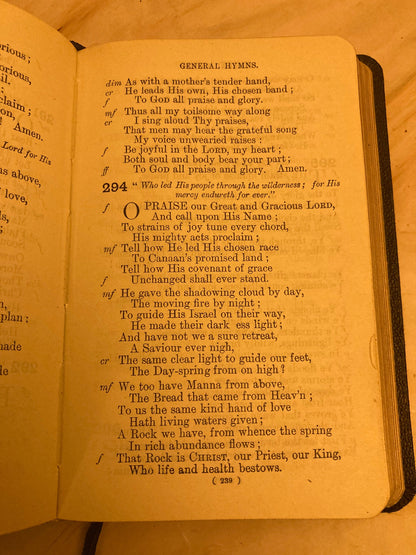 Cambridge Book of Common Prayer & Hymns – Vintage Christian Prayer Book – Pocket Size - (Ref x280)