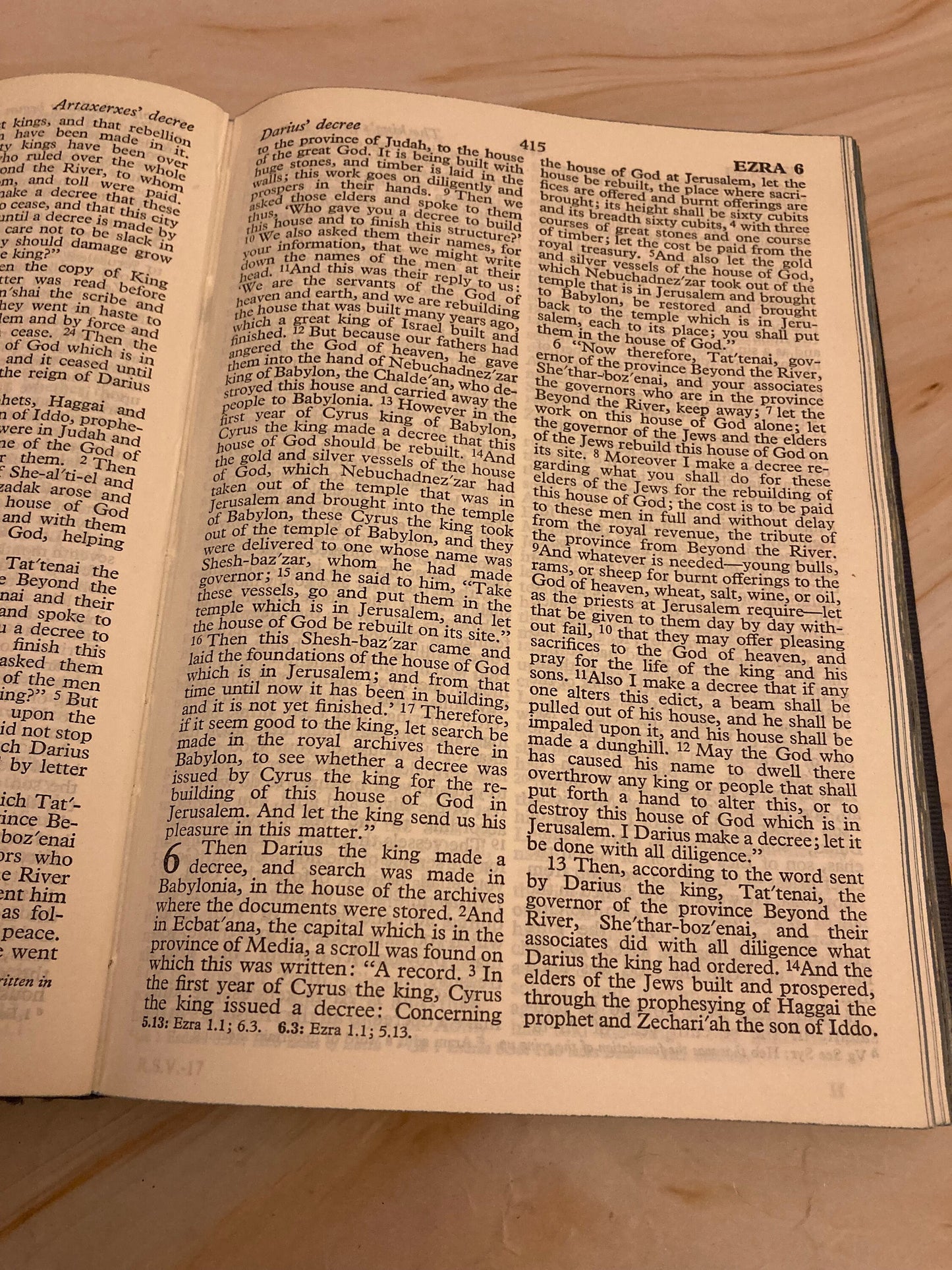 1952 Collins Illustrated RSV Holy Bible - (Ref x274)