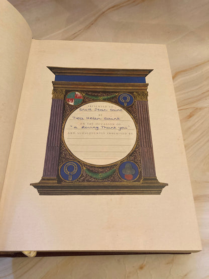Large Illustrated Catholic Family Bible Vatican Edition - (Ref x361)
