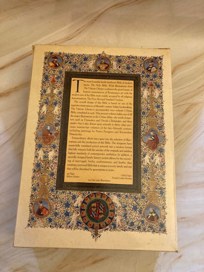 Large Illustrated Catholic Family Bible Vatican Edition - (Ref x361)
