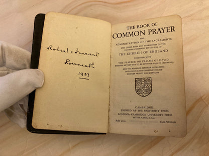 1931 Book of Common Prayer and Communion Hymns - (Ref x357)