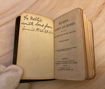 1914 Pocket Size Church Hymnal - (Ref x352)