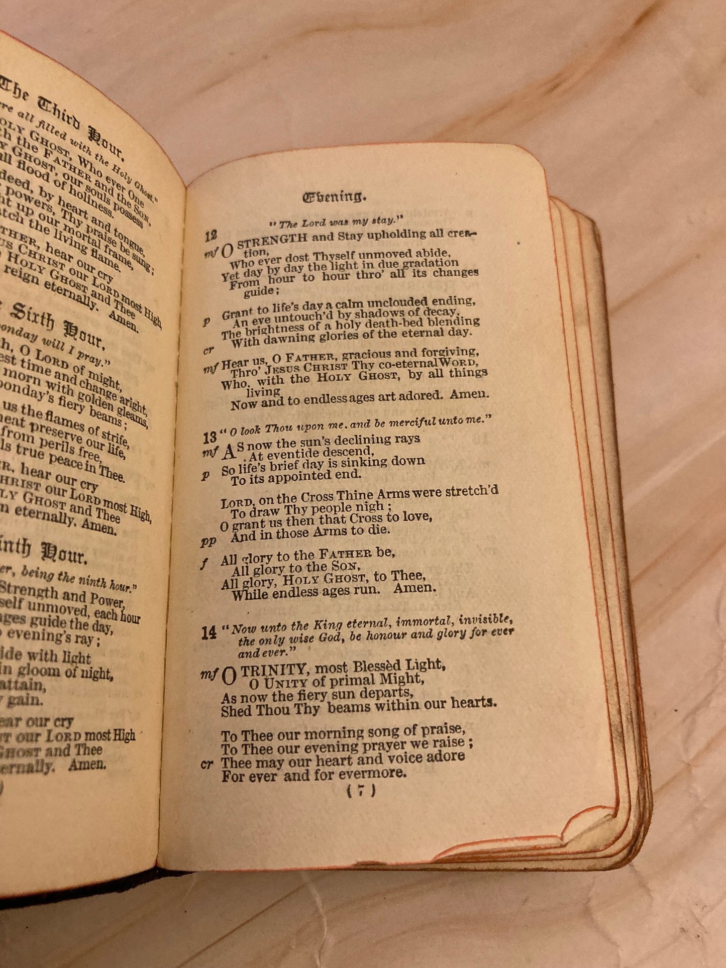 1914 Pocket Size Church Hymnal - (Ref x352)