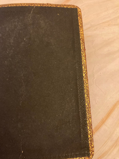 Antique Book of Common Prayer Leather Christian Prayer Book Vintage Church of England - (Ref x351)