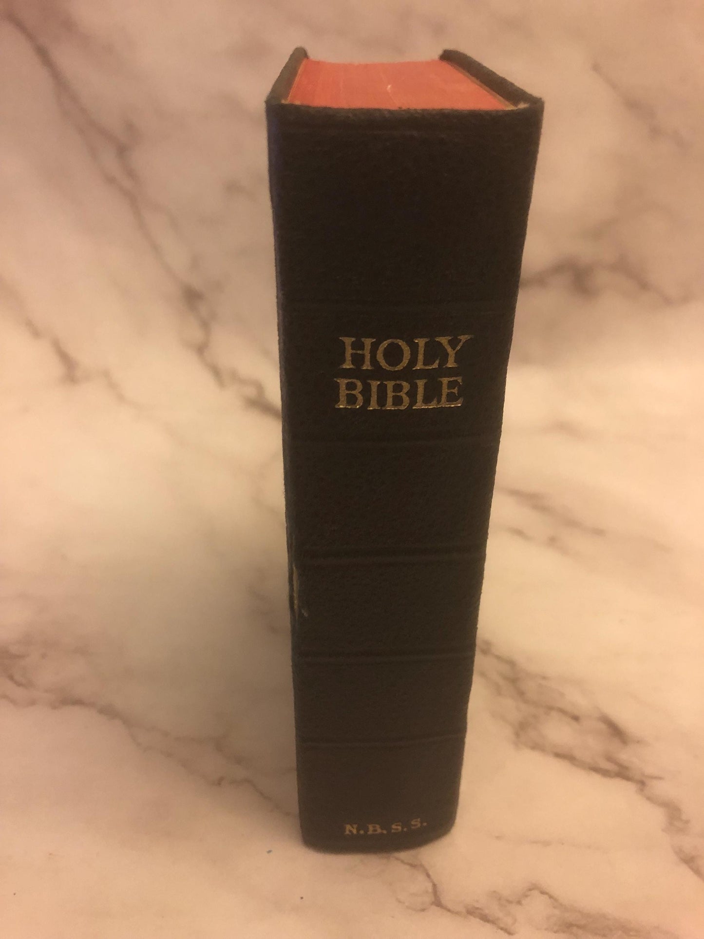 1953 Holy Bible Vintage Christian Bible Old Bible Pocket Bible Collectible - (Ref x471)