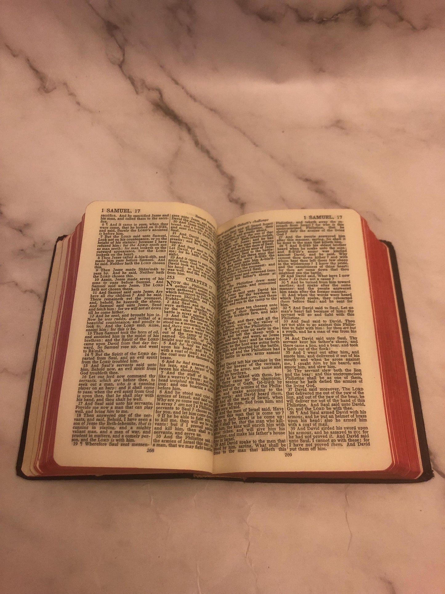 1953 Holy Bible Vintage Christian Bible Old Bible Pocket Bible Collectible - (Ref x471)