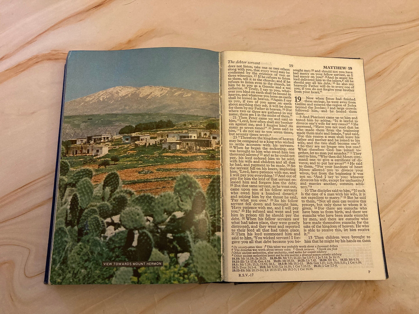 1952 Holy Bible Vintage Hardback British Bible Christian Book King James Style - (Ref x349)