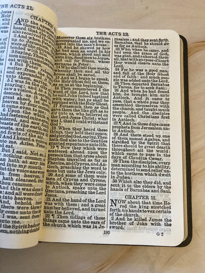 1931 New Testament Bible Vintage Christian Bible Pocket Bible Antique - (Ref x343)