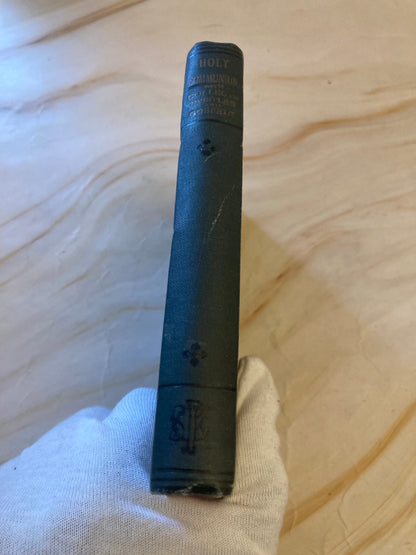 1920 Antique Holy Communion Book Epistles & Gospels Vintage Christian Prayer Book - (Ref x339)