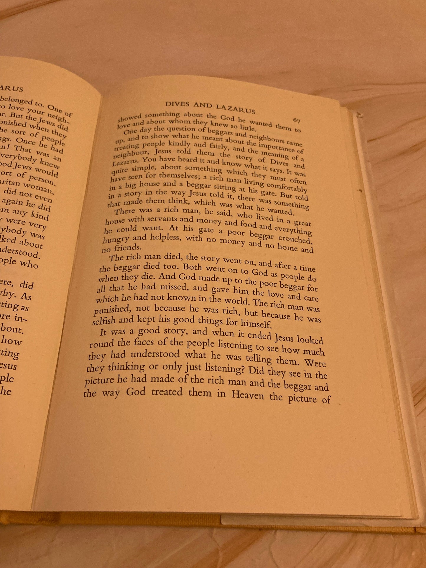 1949 About The Parables Mary F. Rolt Vintage Christian Book Bible Stories