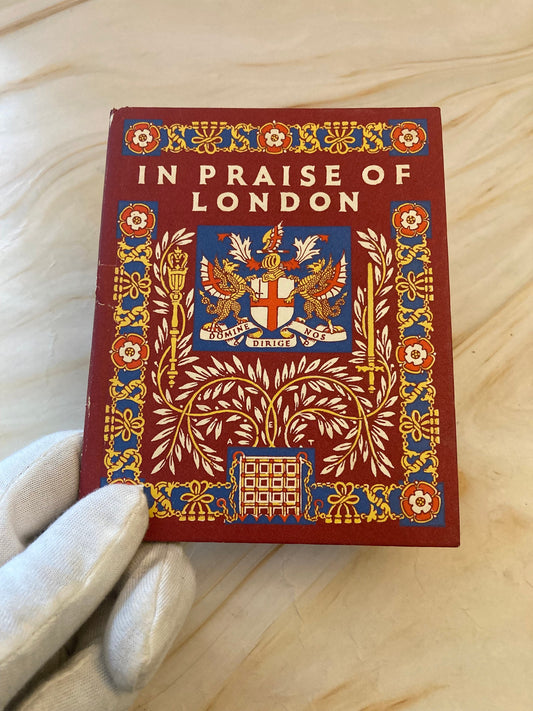 Vintage London Book 1947 Illustrated London History Book Decorative Gift Book - (Ref x327)