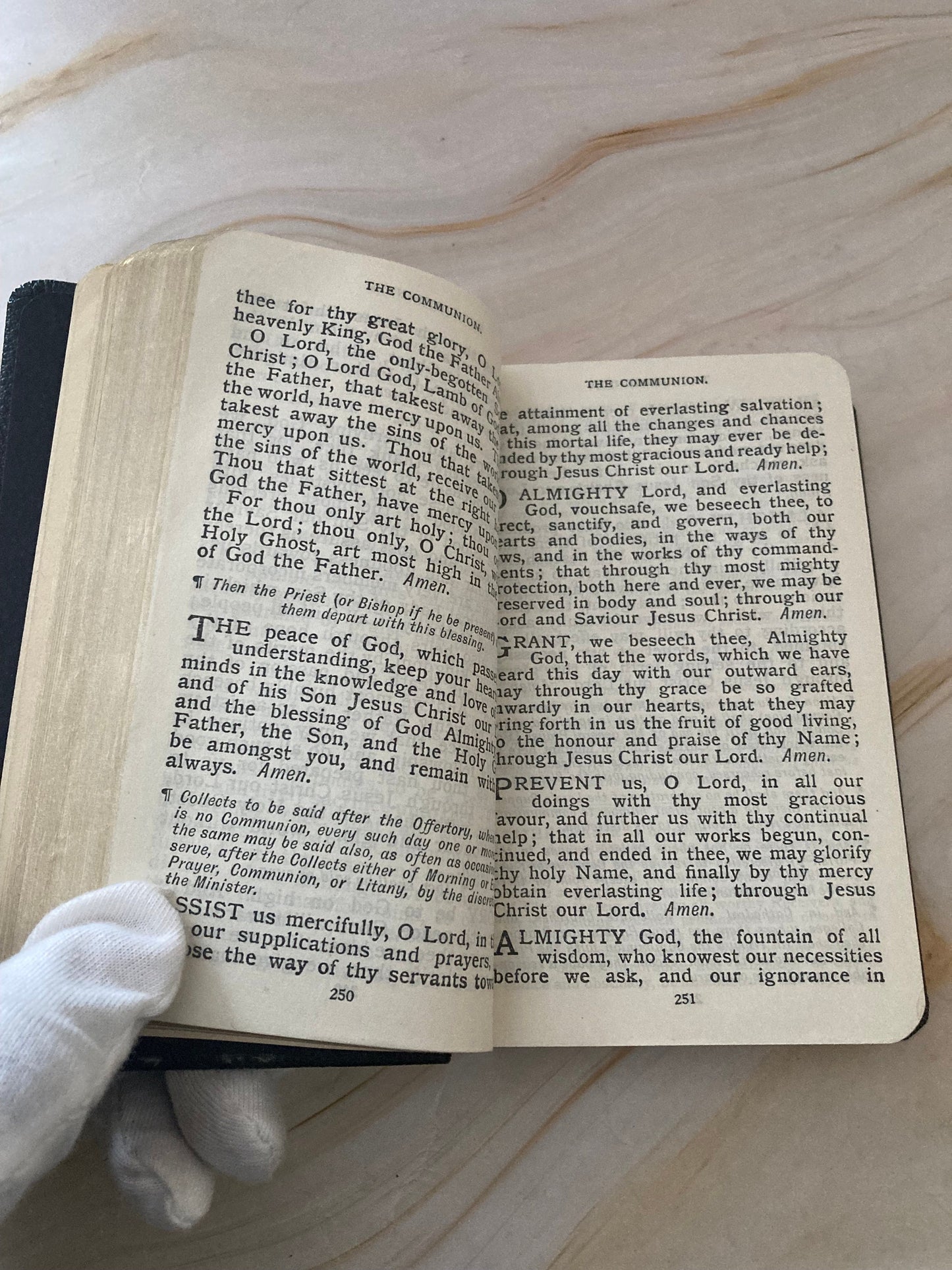 Vintage Common Prayer Hymnal Collins English Hymn Book Christian Prayer Book - (Ref 329)