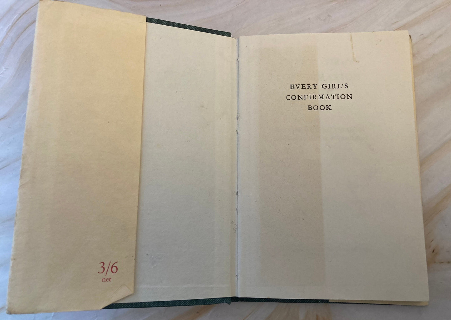 Vintage Confirmation Book 1954 Christian Gift Book First Communion Religious Book - (Ref x324)