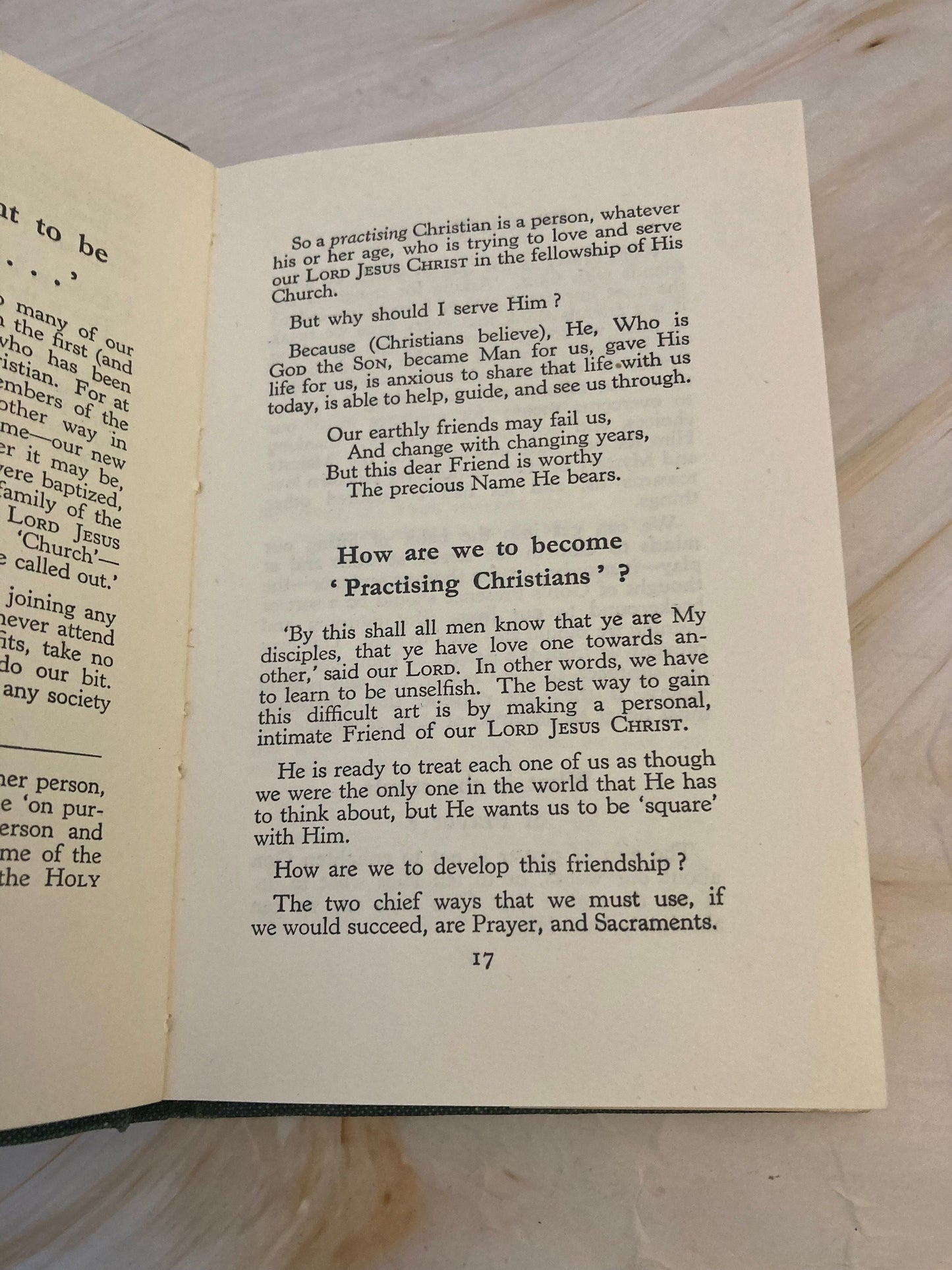 Vintage Confirmation Book 1954 Christian Gift Book First Communion Religious Book - (Ref x324)