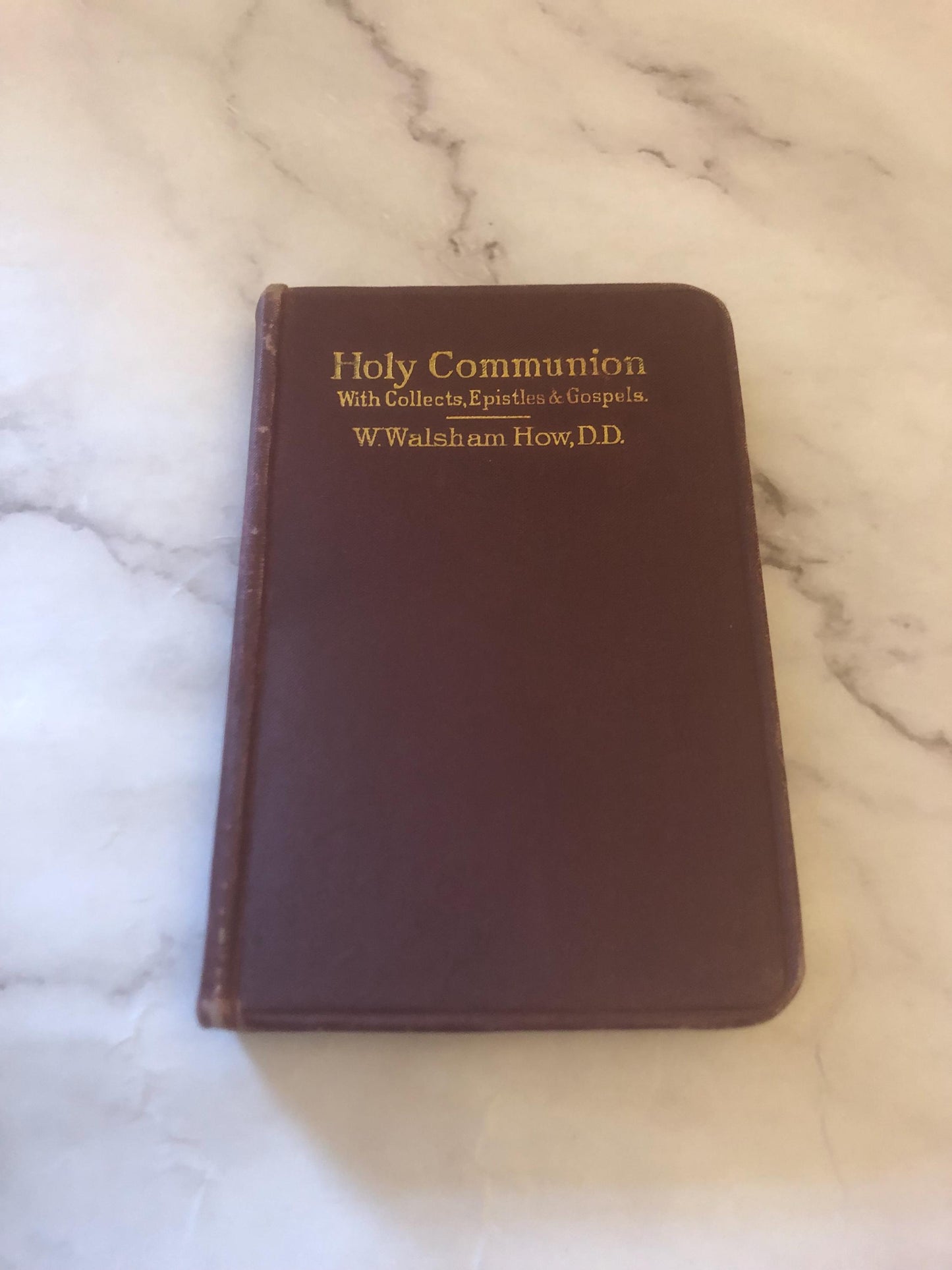 1915 Holy Communion Book Prayer Book Vintage Christian Religious Book - (Ref x466)