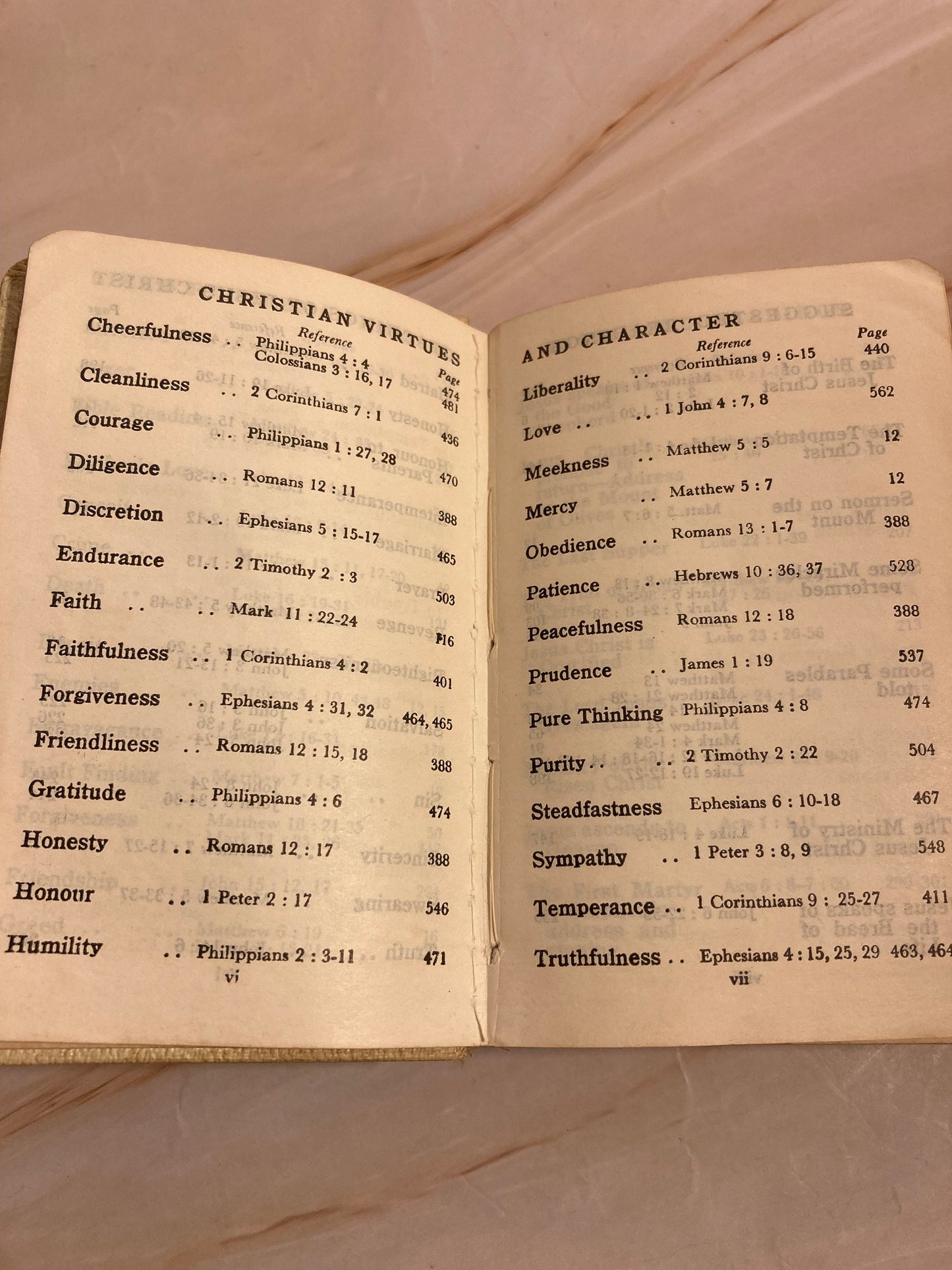 Vintage Gideon Nurse Pocket Bible New Testament and Psalms - (Ref x264)