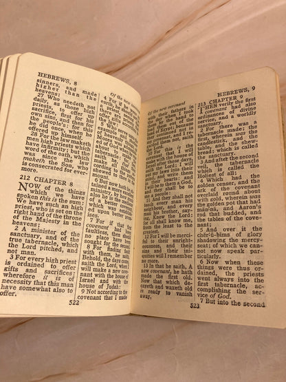 Vintage Gideon Nurse Pocket Bible New Testament and Psalms - (Ref x264)