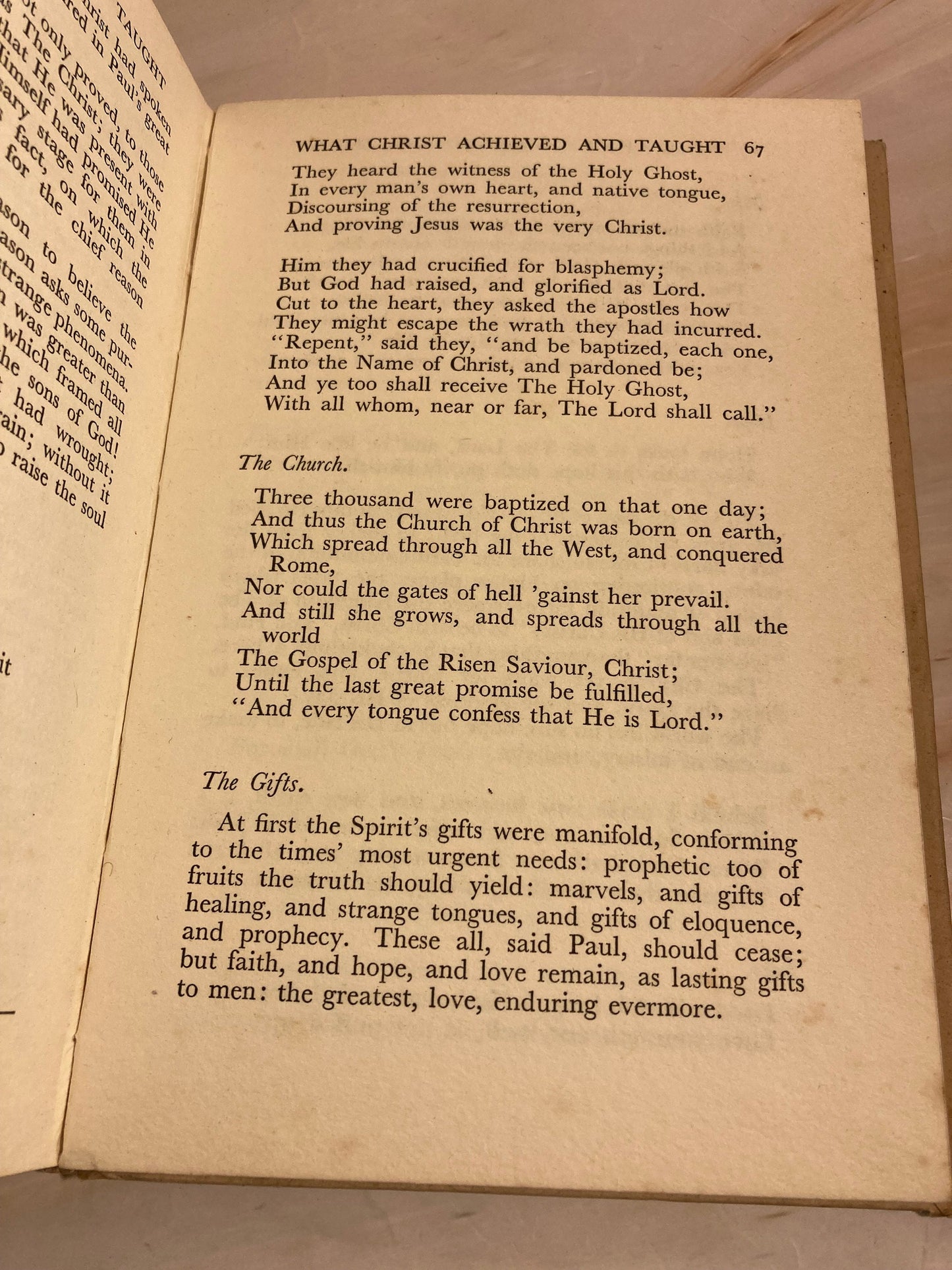 1940 Christian Book What Christ Achieved and Taught Vintage Religious Book - (Ref x265)