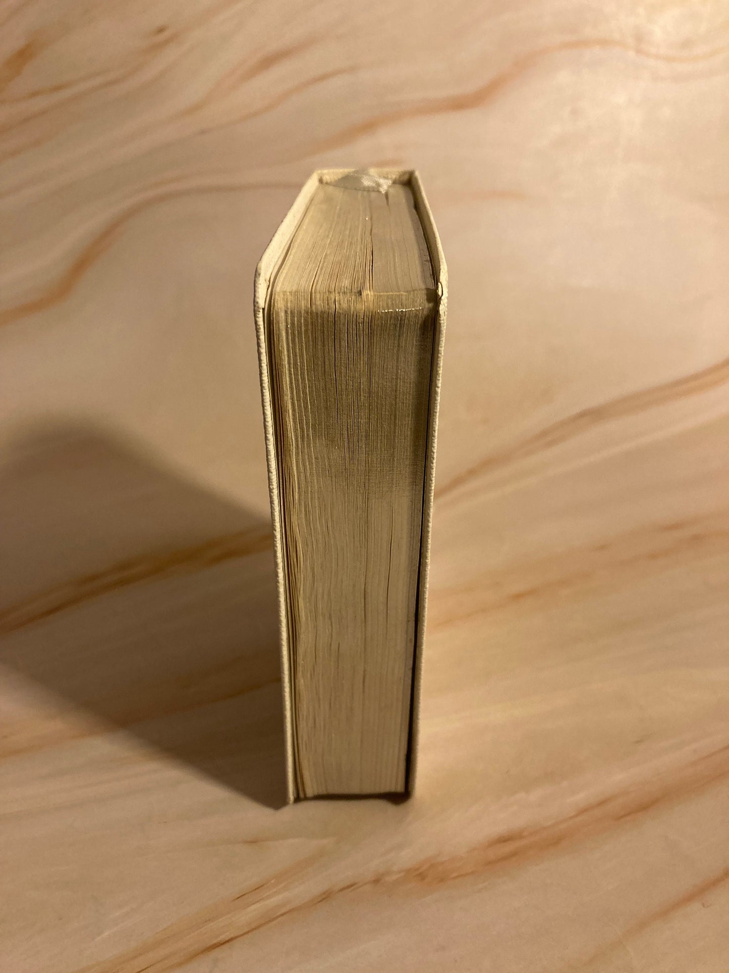 Vintage White Oxford Prayer Book with Case Silver Edges Pocket Christian Gift - Ref x257