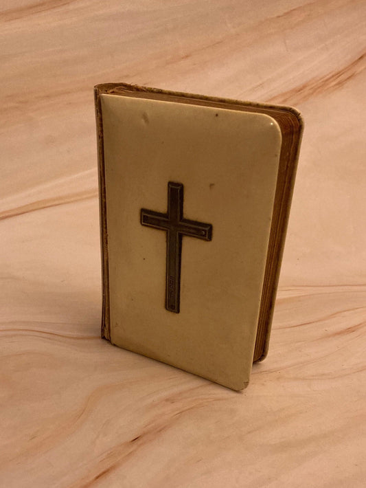 Vintage Book of Common Prayer Small Pocket Bible Psalms Hymns Christian Gift Antique Prayer Book - (Ref x247)