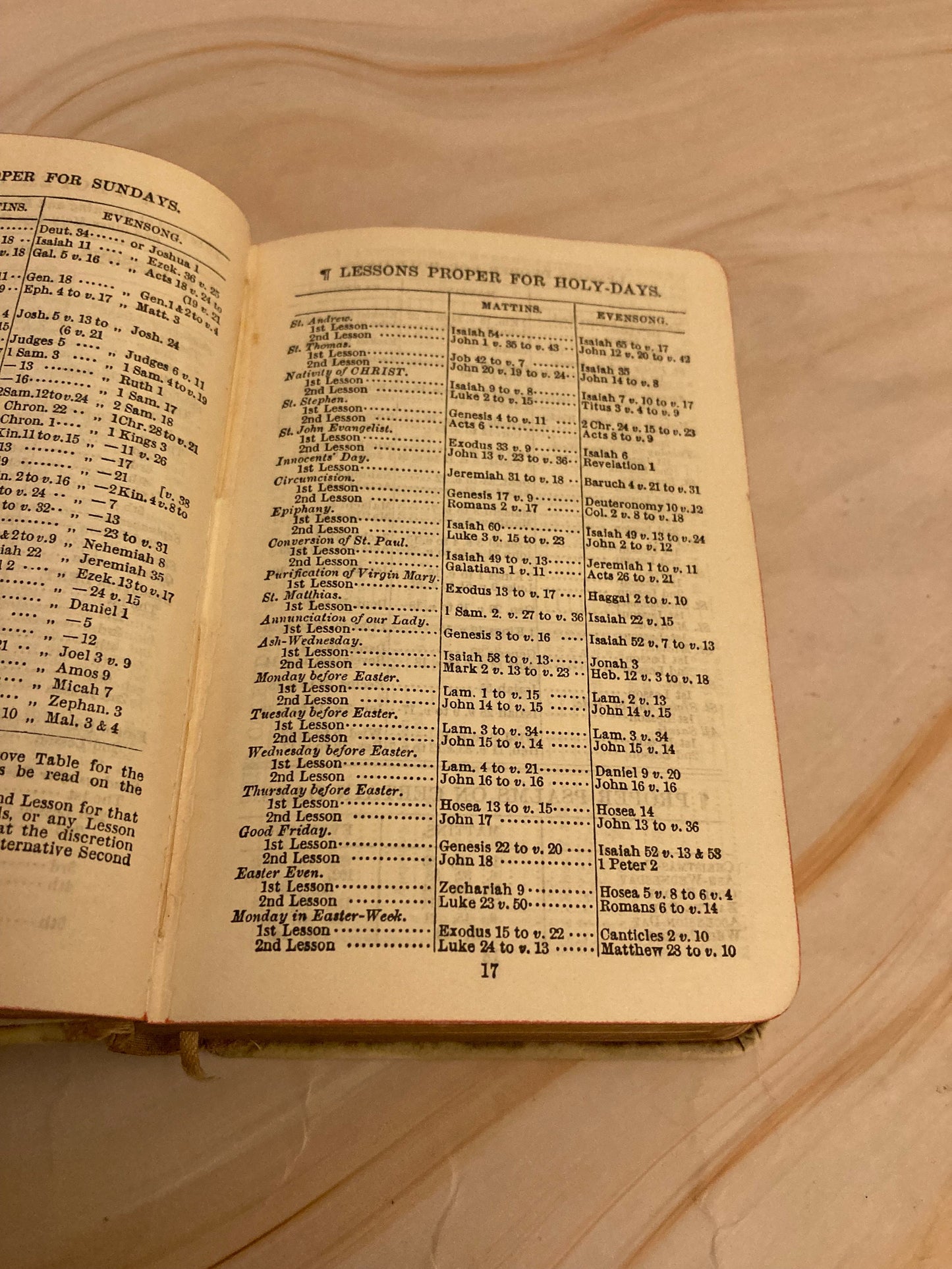 Vintage Book of Common Prayer Small Pocket Bible Psalms Hymns Christian Gift Antique Prayer Book - (Ref x247)