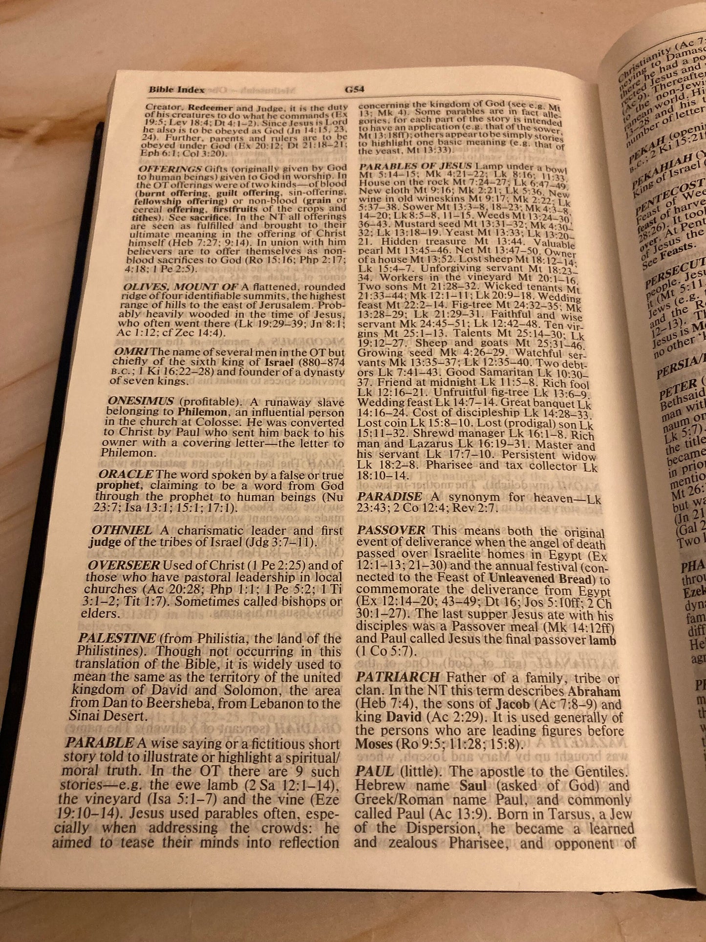 NIV Holy Bible – 1989 Edition – Hardcover – Vintage Christian Bible - Ref x246