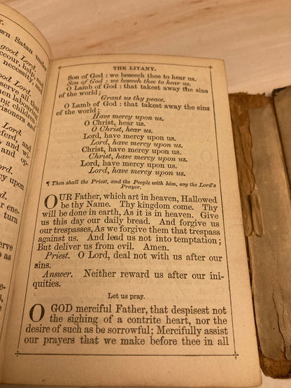 Vintage Pocket Book of Common Prayer Psalms Anglican Church Small Prayer Book - (Ref x226)
