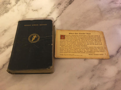 Science and Health with Key to the Scriptures Mary Baker Eddy Vintage Christian Book Religious Study Book - Ref x497