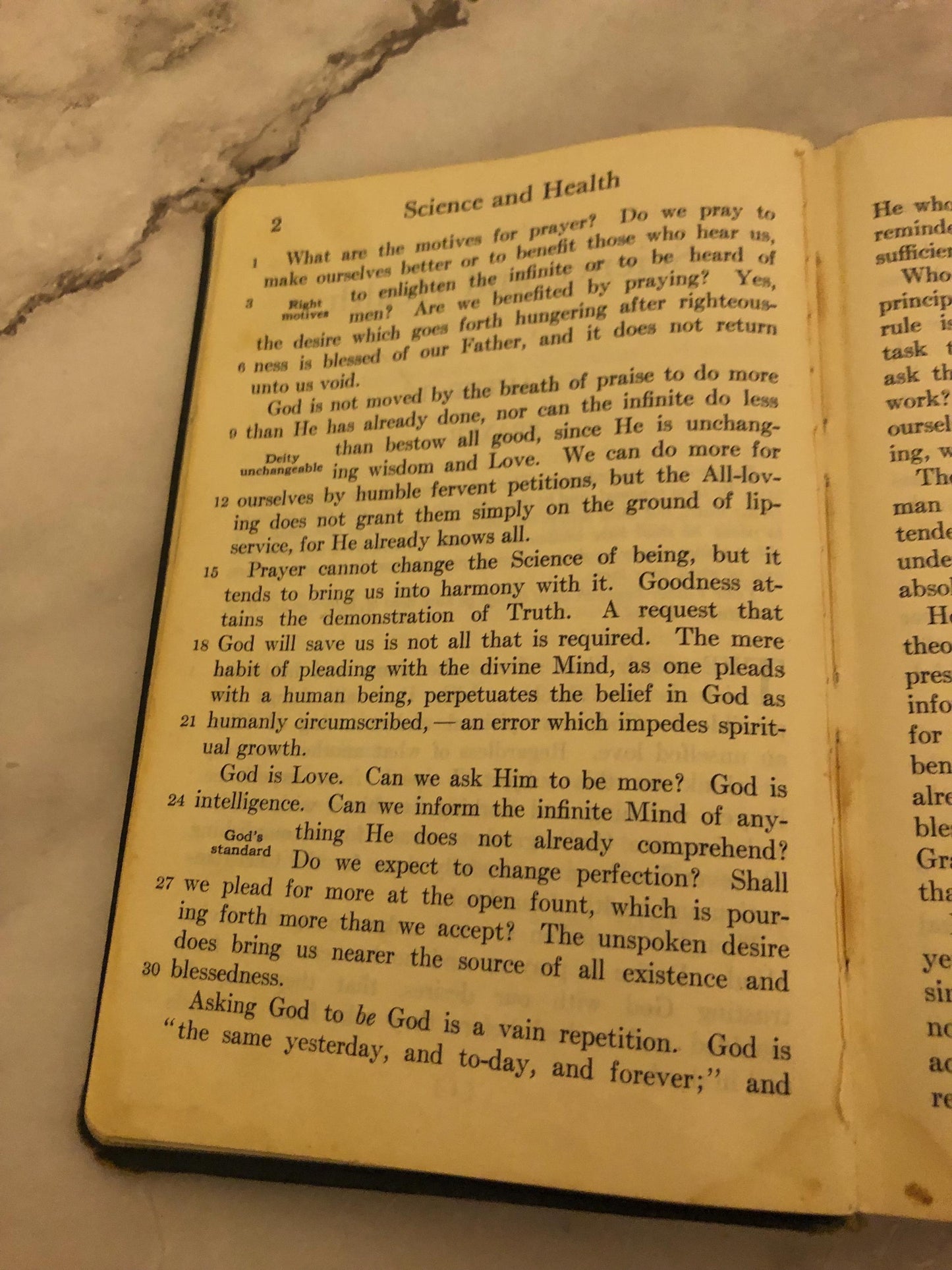 Science and Health with Key to the Scriptures Mary Baker Eddy Vintage Christian Book Religious Study Book - Ref x497