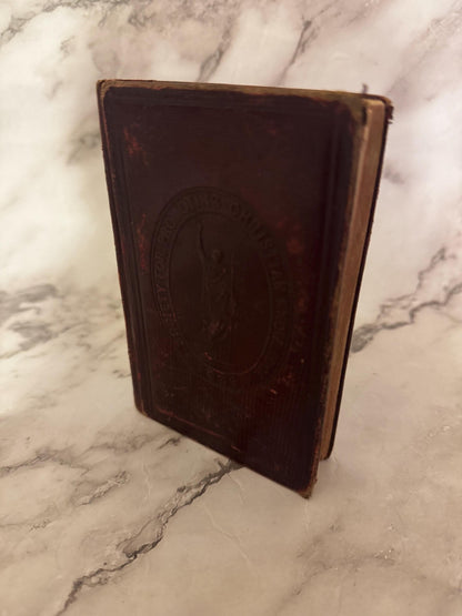 c.1890 Antique Oxford Holy Bible SPCK Victorian King James Bible - Ref x726