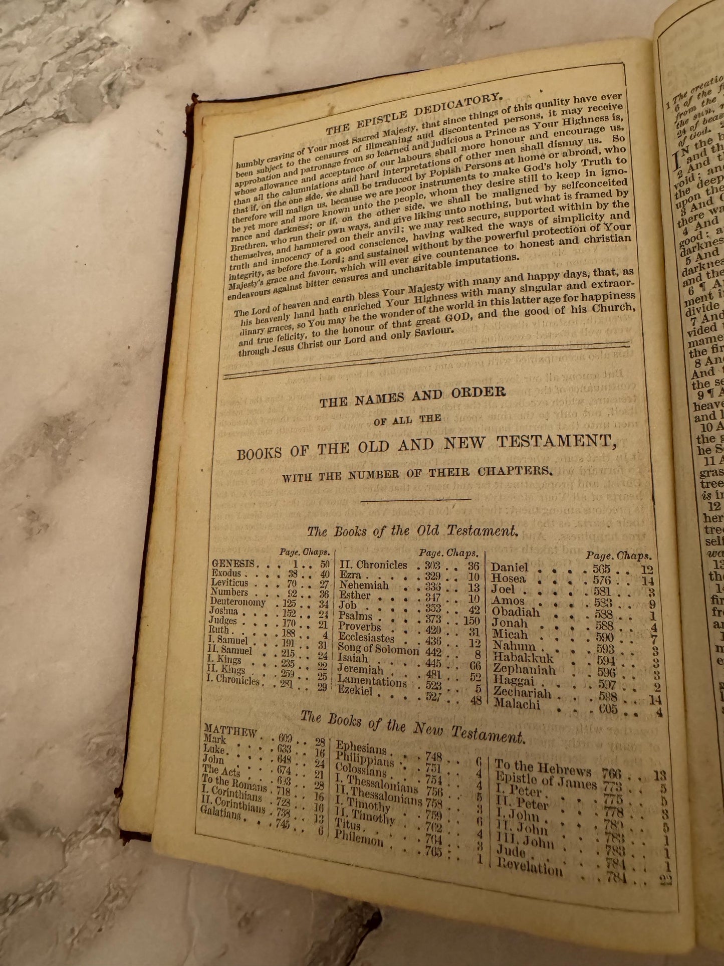 c.1890 Antique Oxford Holy Bible SPCK Victorian King James Bible - Ref x726
