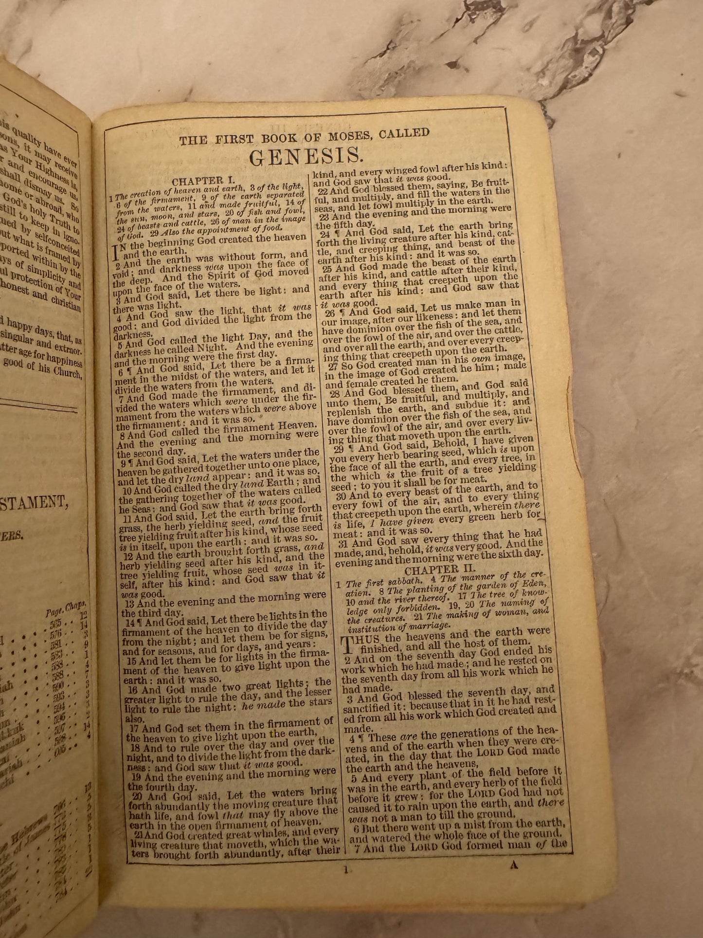 c.1890 Antique Oxford Holy Bible SPCK Victorian King James Bible - Ref x726