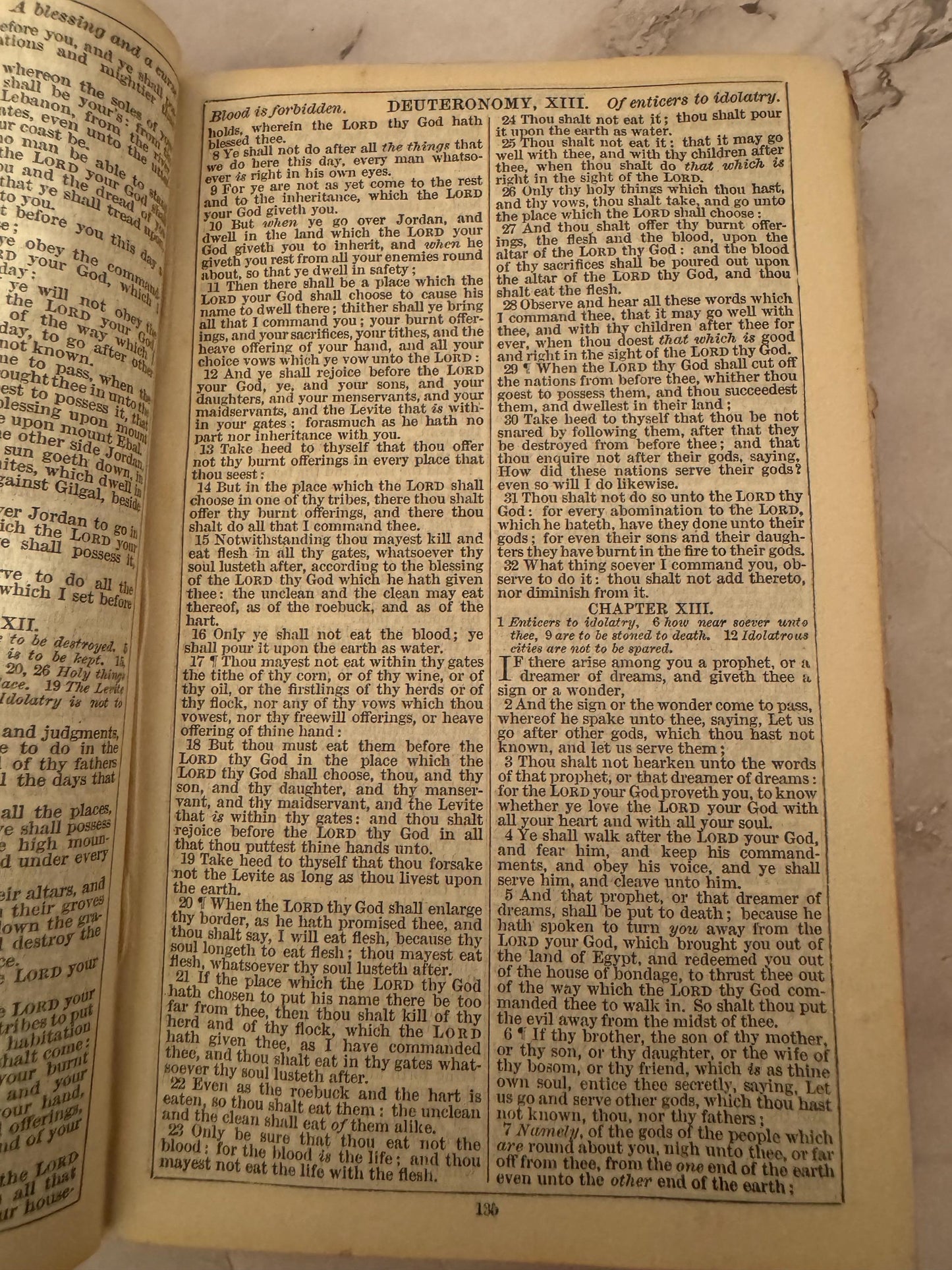 c.1890 Antique Oxford Holy Bible SPCK Victorian King James Bible - Ref x726