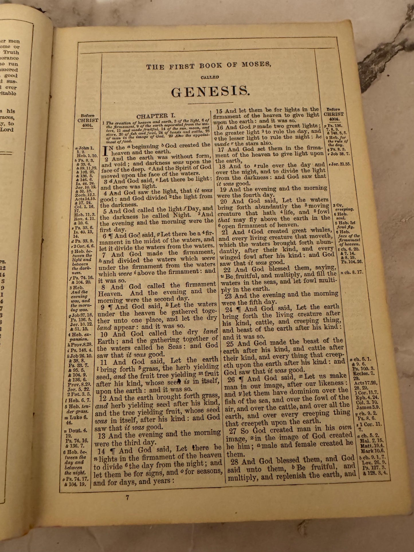 1889 Antique Holy Bible Oxford University Press Victorian KJV Bible - Ref x727