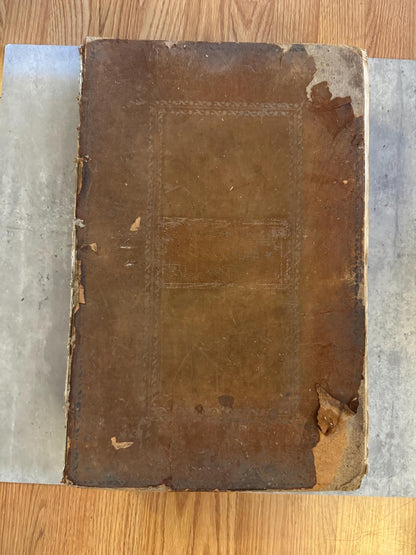 1795 Massive Antique Oxford Holy Bible With Apocrypha Museum Size