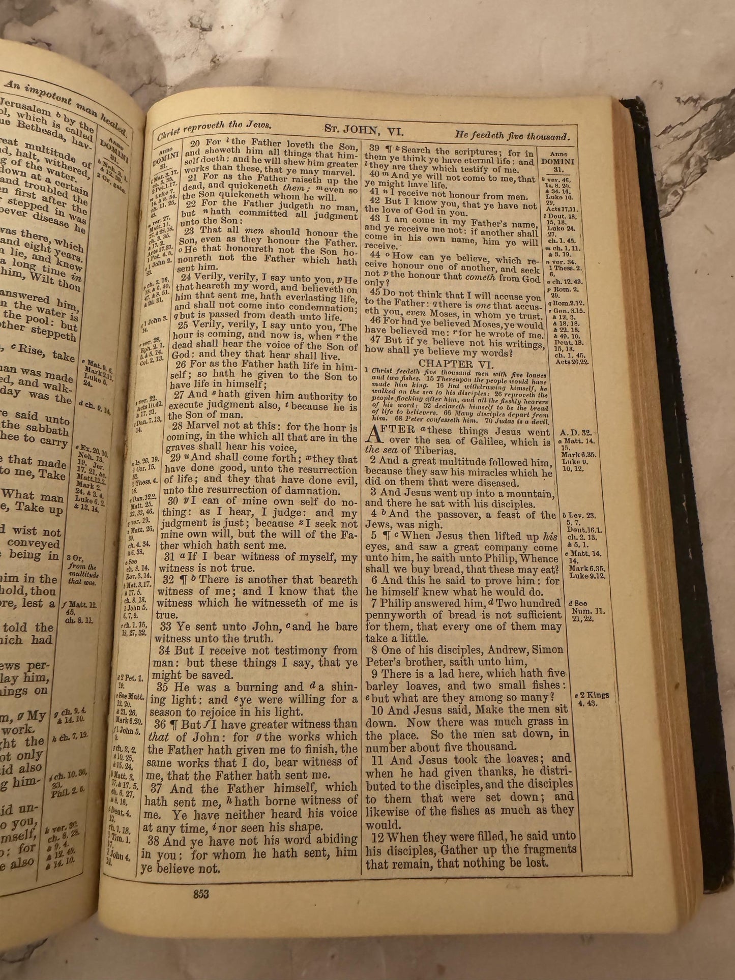 1889 Antique Holy Bible Oxford University Press Victorian KJV Bible - Ref x727