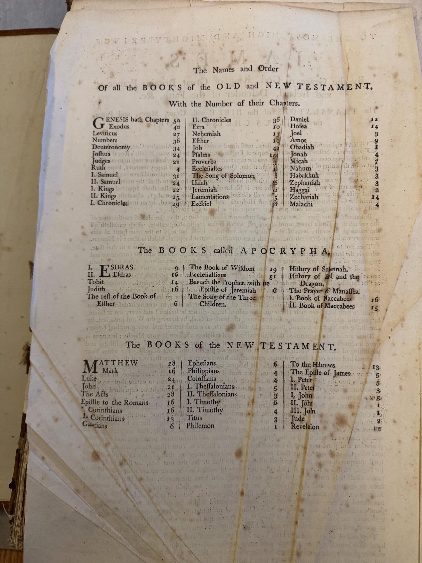 1795 Massive Antique Oxford Holy Bible With Apocrypha Museum Size