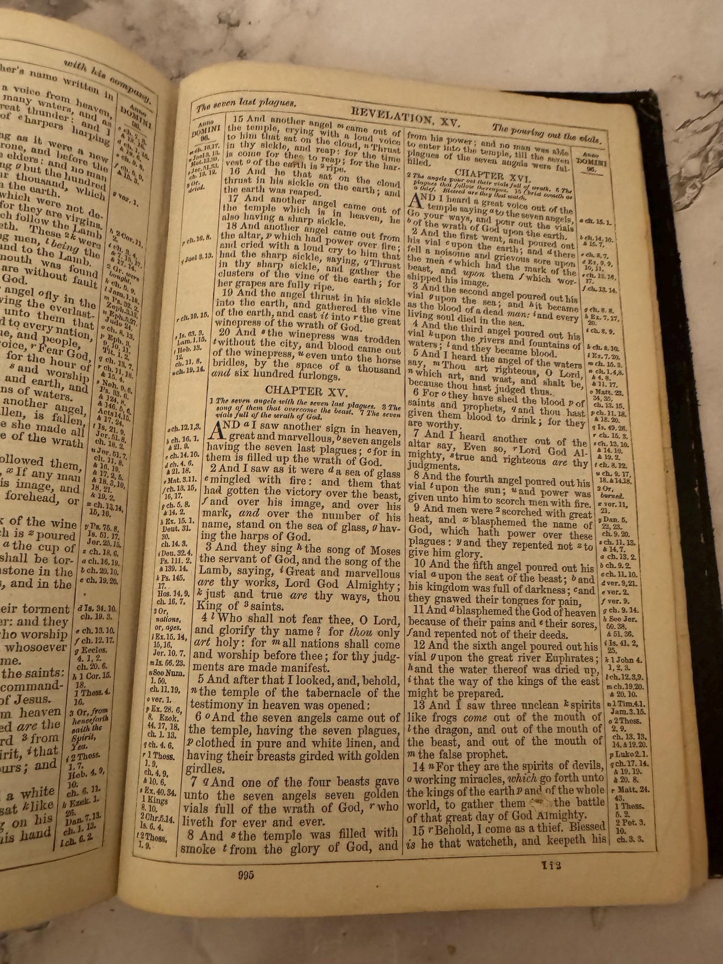 1889 Antique Holy Bible Oxford University Press Victorian KJV Bible - Ref x727