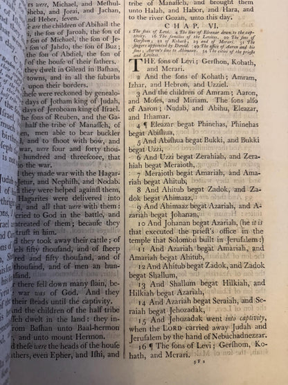 1795 Massive Antique Oxford Holy Bible With Apocrypha Museum Size