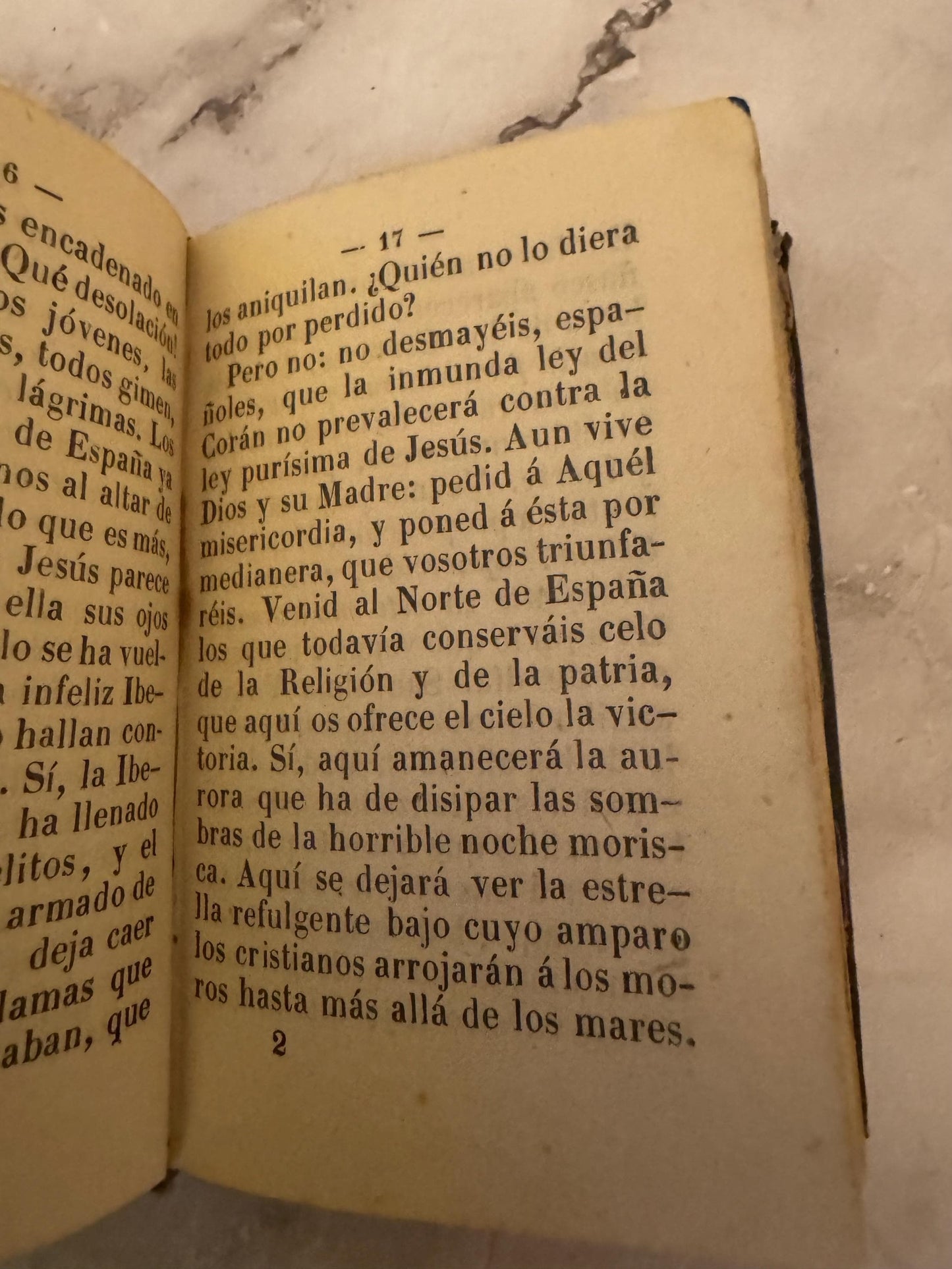 1887 Miniature Spanish Catholic Devotional | Regalo a la Virgen Santísima de Ujué - Ref x724