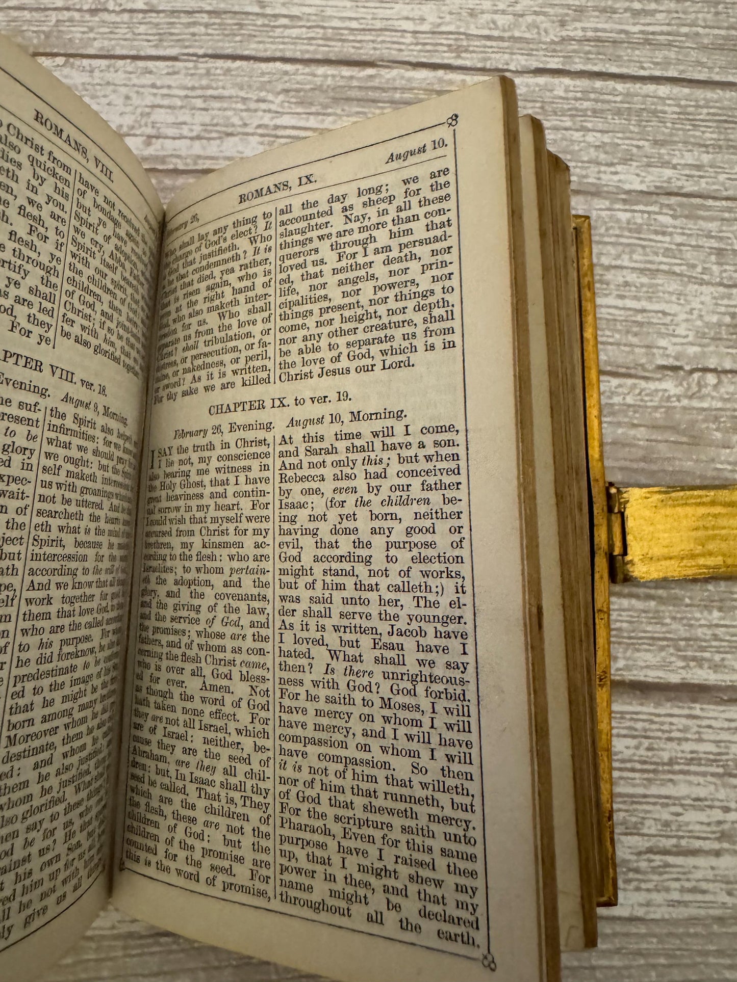 c1880 Holy Bible New Testament Book of Common Prayer Brass Clasp Oxford Press - Ref x719