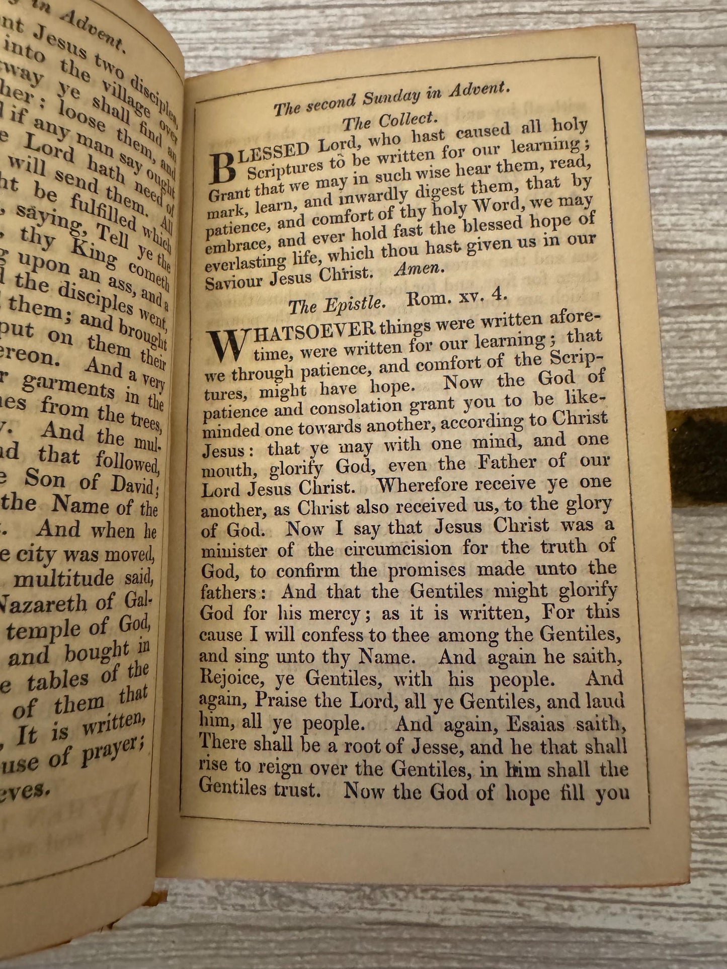 Victorian Holy Bible & New Testament 1864 Book of Common Prayer Brass Clasp Illuminated Leather Bound - Ref x720