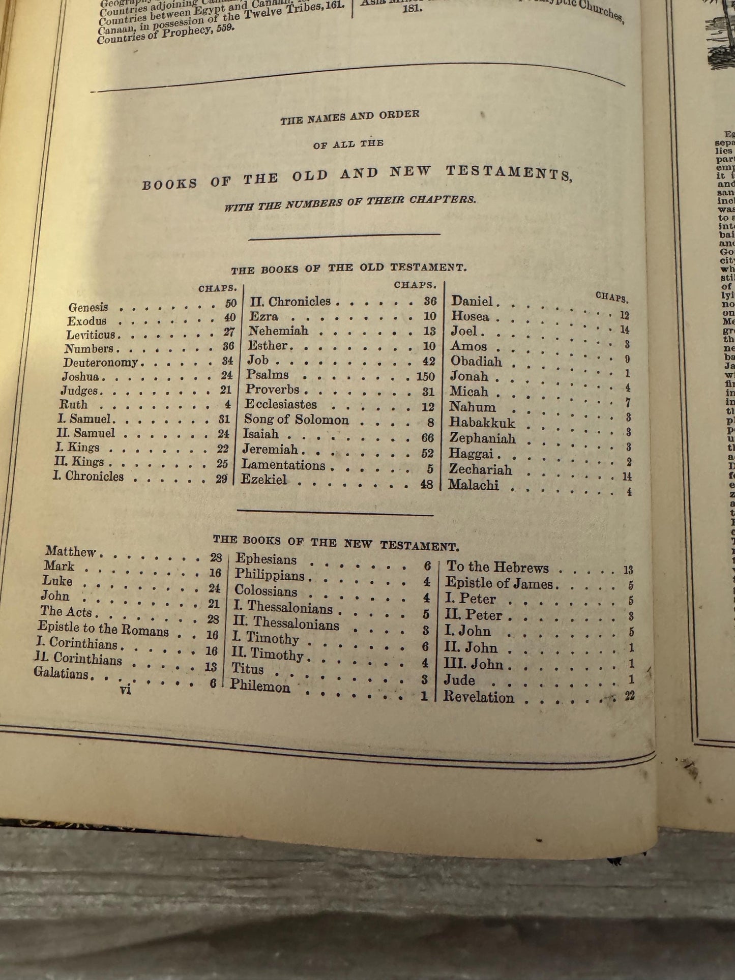 Antique 1850 Illustrated Oriental Bible with Maps - Ref x717