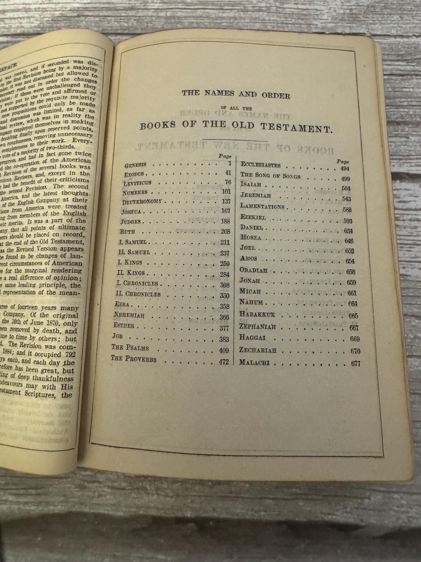 1885 Small Antique Holy Bible Old Testament Revised Version Leather Bound Cambridge Press - Ref x715