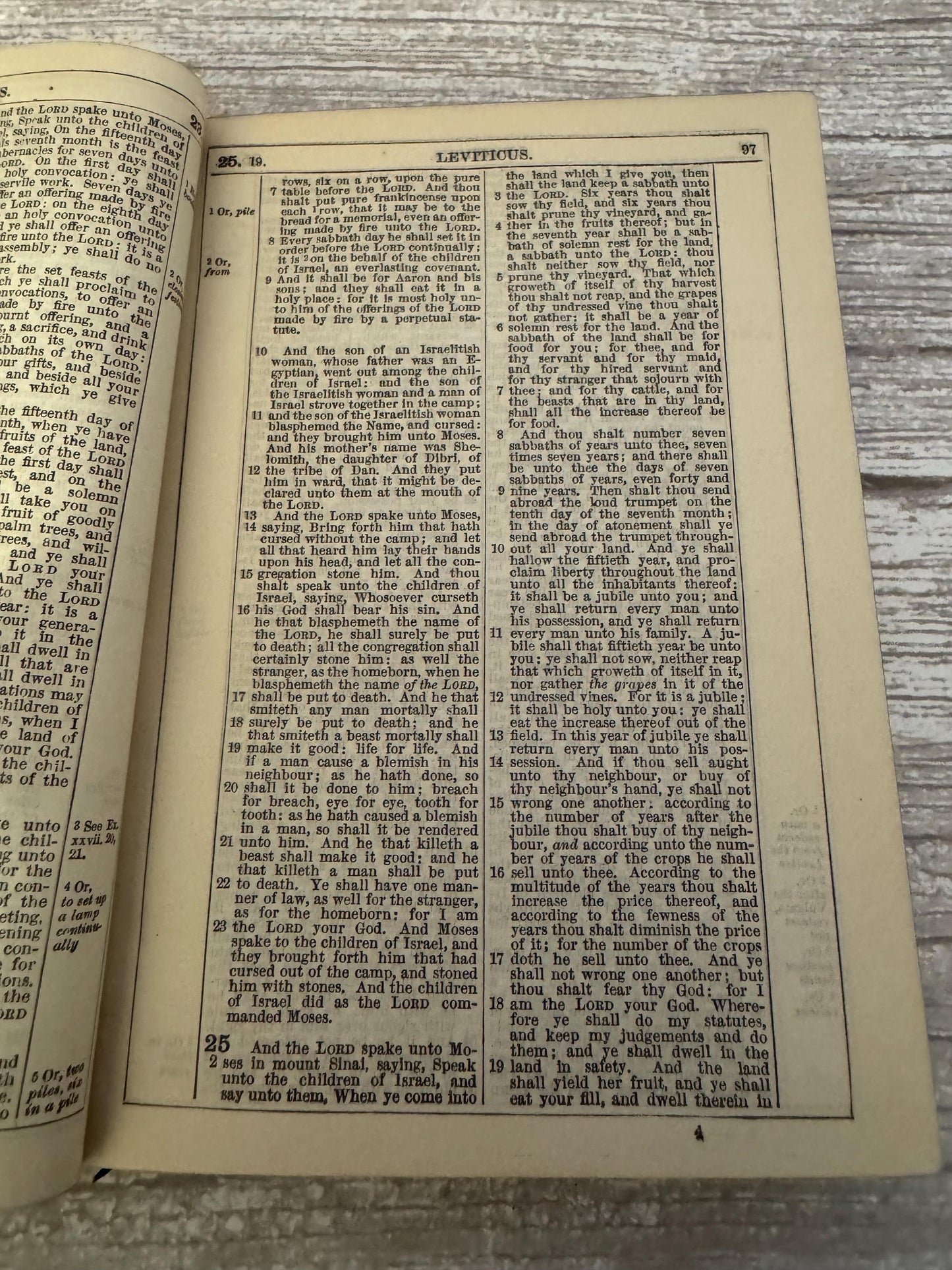 1885 Small Antique Holy Bible Old Testament Revised Version Leather Bound Cambridge Press - Ref x715