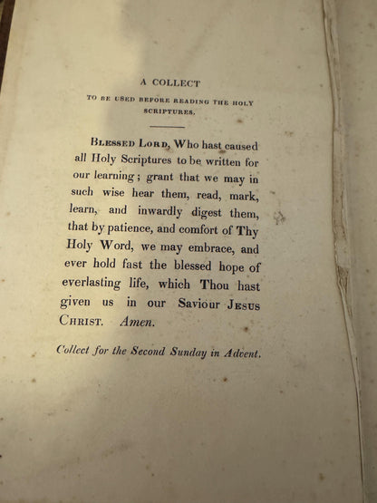 1892 Large Antique Victorian Holy Bible Leather Bound King James Bible - Ref x714