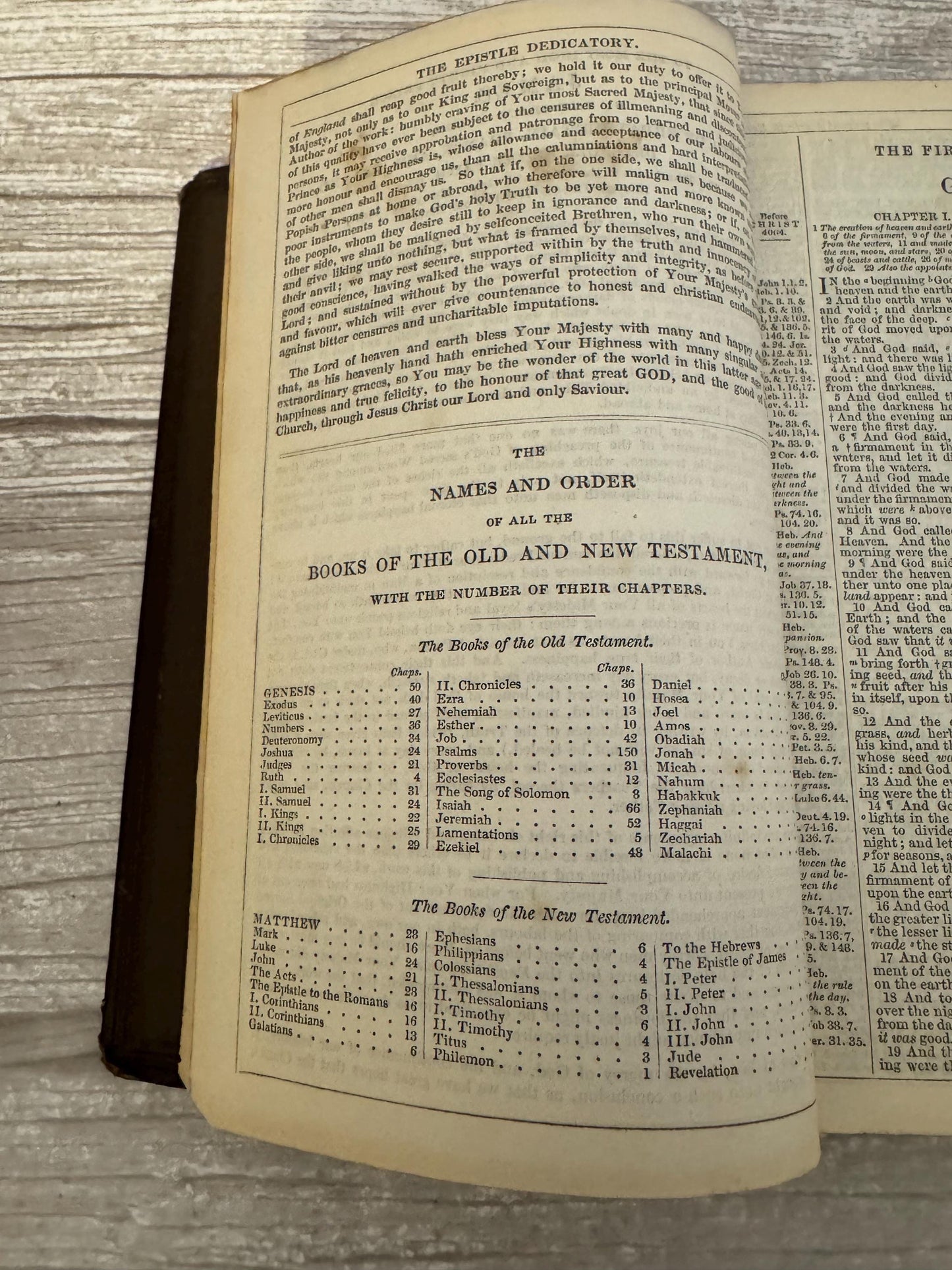 1865 Antique Oxford Holy Bible Leather Bound King James Bible Victorian Christian Book - Ref x710