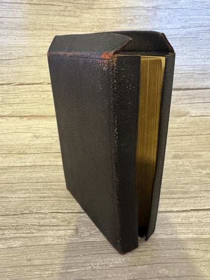 1891 Antique Oxford Holy Bible Yapp Binding Victorian Leather Reference Bible With Maps - Ref x709