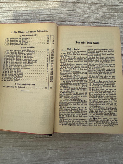 1950 German Luther Bible Martin Luther Holy Bible - Ref x707